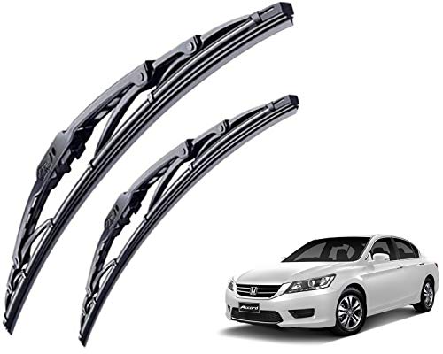 Image of WolkomHome High Performance OE Car Wiper Blade Replacement set of 2 Pc Right 24 inch Left 16 inch for Honda Accord