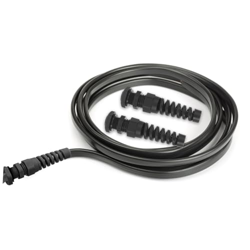 Tofficu 10Pcs Nylon Cable Gland Joint Adjustable Connector for Wire Antitwist Protection and Industrial Grade Strain Relief for Automation Equipment