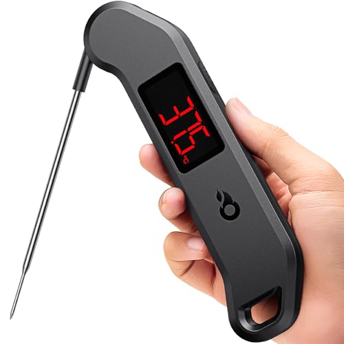 ThermoMaven Digitales Fleischthermometer – 1s Sofortanzeige Grillthermometer, NIST-zertifiziert...
