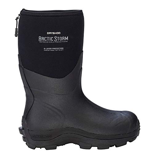 Dryshod Arctic Storm Mid Winter Boot - Men's, Black/Grey, 13, Ars-Mm-Bk-013 #TOP3