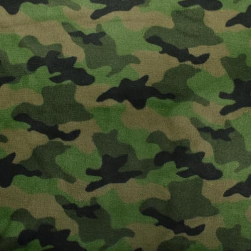 Tissu polaire double face camouflage vert 5 m idéal pour veste de chasse - 3