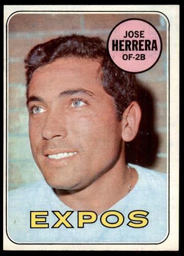 1969 Topps #378 Jose Herrera Montreal Expos (Baseball Card) EX Expos