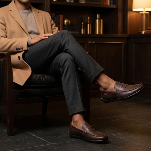 Image of Marc Joseph New York Men's Casual Hands Free Slip on Penny Loafers