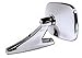 CIPA 18000 Universal Oblong Chrome Car Side Mirror