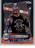 2025 Topps Chrome #62 Rey Mysterio Raw Official WWE Trading Card in Raw (NM or Better) Condition