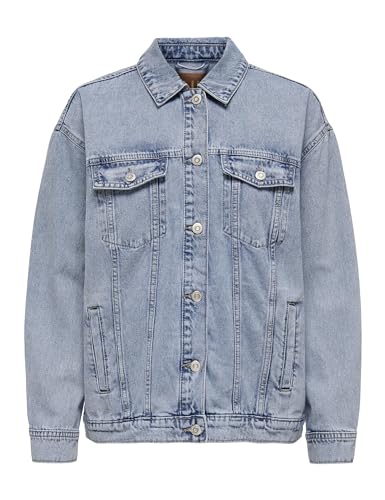 Blouson en jean femme ONLY veste denim oversize long sleeve jkt noos