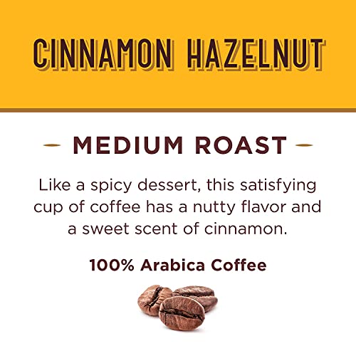Don Francisco's Cinnamon Hazelnut Flavored Ground Coffee (3 X 12 Oz Cans)+ Hawaiian Hazelnut Flavored Ground Coffee (3 X 12 Oz Cans), 6 Pack Cans Ground Coffee #TOP1