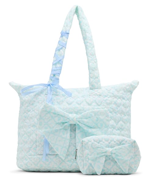 Madden Girl AELISB 2 PC Tote Set, Blue Floral