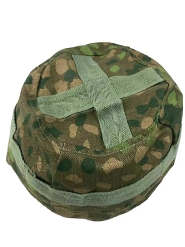 Reproduction WW2 Cosplay German FALLSCHIRMJAGER Paratrooper Dot 44 Pea Canvas M38 Helmet Cover（NO
