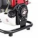 PROYONGOO 1 Inch Trash Pump, 38cc 4 Stroke Gas Powered Water Pump with Funnel & Filter, 23ft Suction 98ft Lifting, for Irrigation Drainage Pools