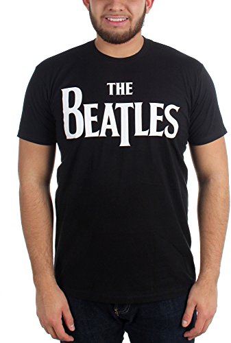 Image of The Beatles 'Drop T Logo' T-Shirt (large)