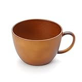 正和(Showa) レンジで使える木目調手付スープカップ(1個)