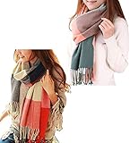Matériel: Notre écharpe femme hiver chaud est faite à 100% d'acrylique. Très épais et chaleureux, et très élégant.