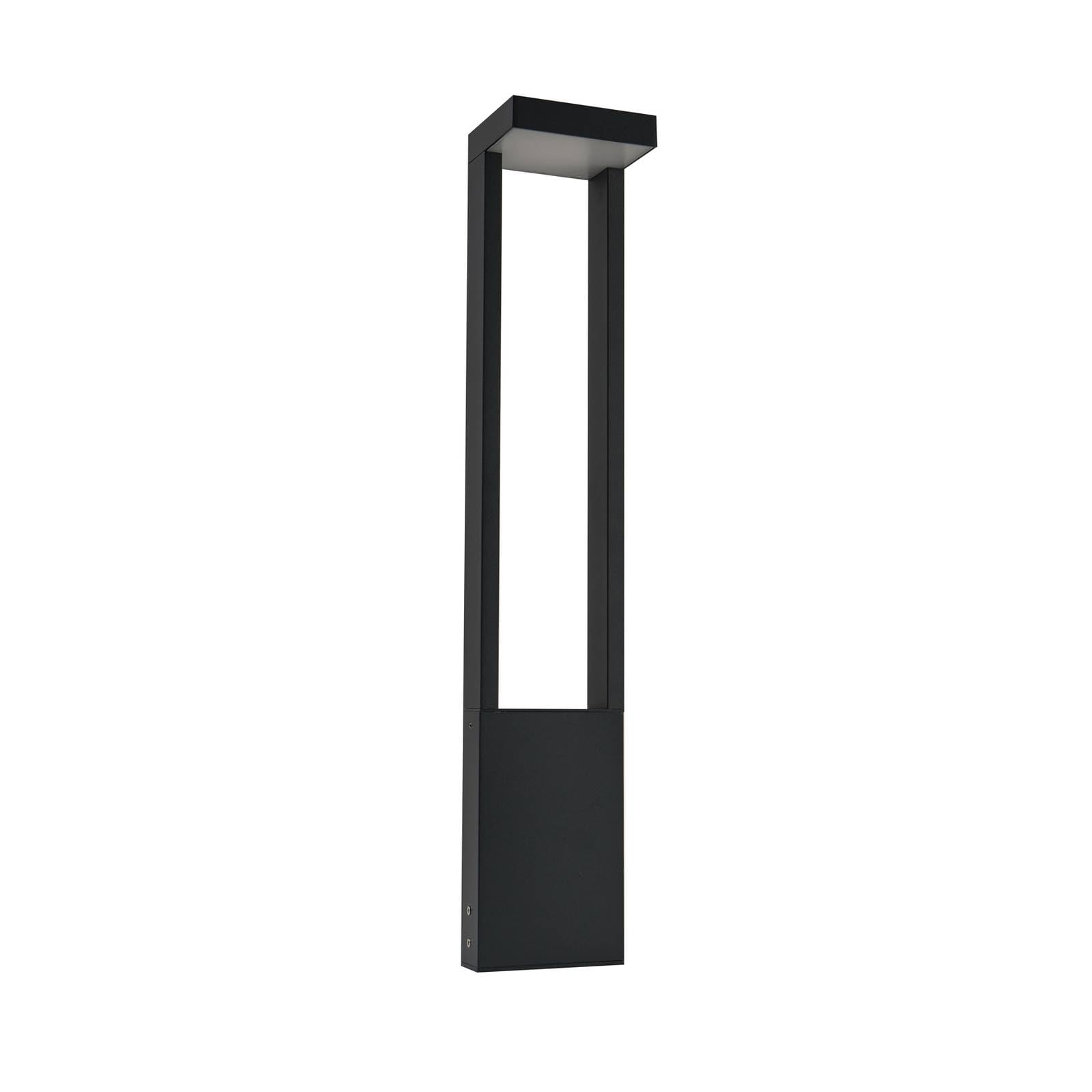 Lindby Lampada LED da esterni (Moderno) colore Nero, in Alluminio lampadina inclusa lampioncino paletto luminoso lampada viale lampione