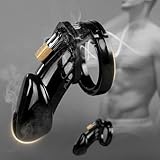 ERG1- Material Plástico Negro Multidimensiones Deportivo Para Hombre Apto Para Cualquier Talla Ḉintuřṑn Dḝ Cậştiđad Bḝlt Dḝviḉe Ṕḝne Muĵḝr De Cậstiđad Hṑmbrḝ Cậgḝ Chậştity Sḝẍ Töŷ