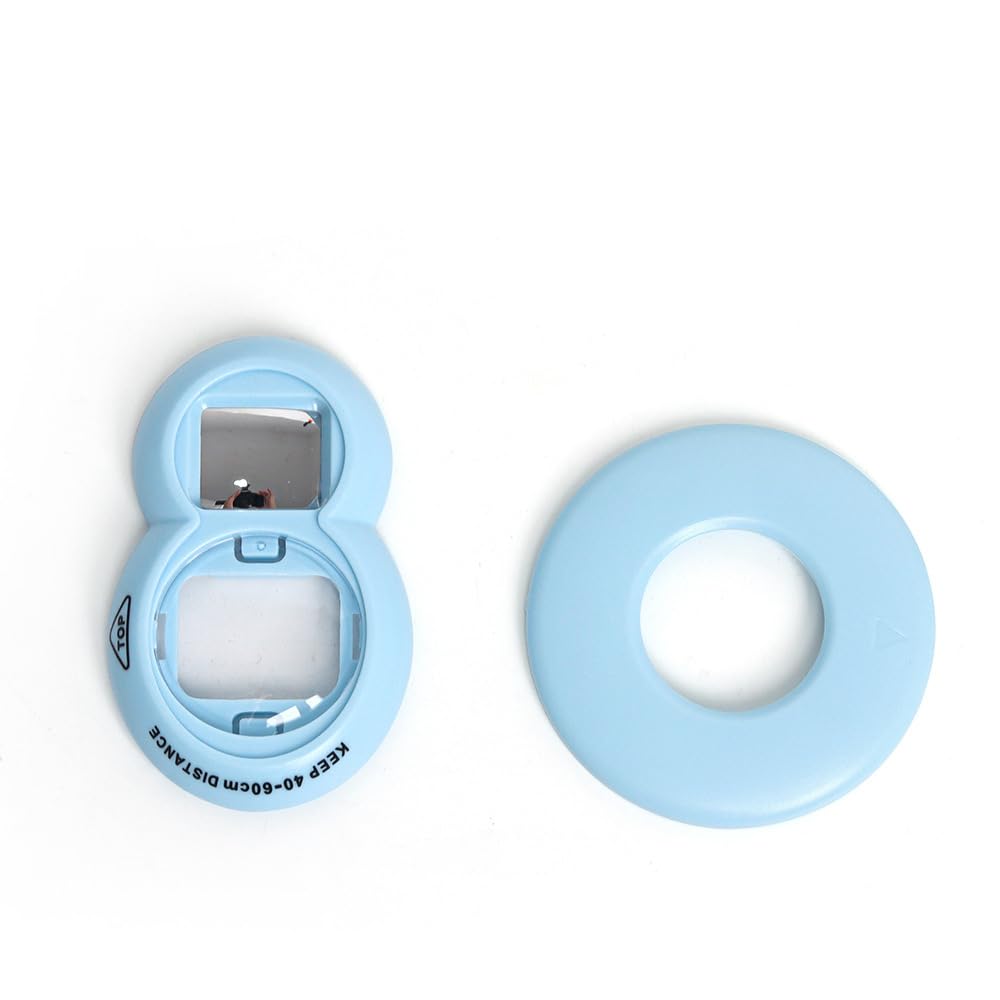 Selfie Mirror for Instax Mini SE Camera, Self-Portrait Mirror Selfie Lens Accessories for Instax Mini SE (Blue)