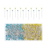 500 PCS Sewing Pins, Ball Glass Head Pins, 1.75 inch Straight Pin, Ball Head Quilting...