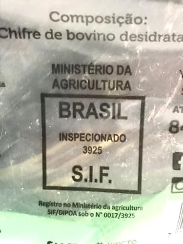 Dipetti Kit Mordedores Naturais 3 Chifres Bovinos Mimo