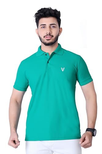 Image of Men's Premium Polo T-Shirt | Classic Collar | Smooth Finish | Half Sleeve Casual Wear (XS to 3XL)