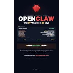OpenClaw - Ship 30 AI Agents in 30 Days Audiolibro Por J Cook arte de portada
