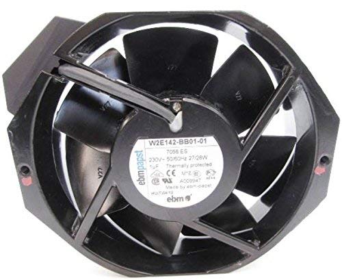 Ebm-Papst 6 Inch Diameter 28W Fan, 230V 60Hz, 3-Pin Connector, 31dB Noise Level, Compatible with Desktop, Server, Gaming Console, Printer, Amplifier, Inverter, Laptop, Switch