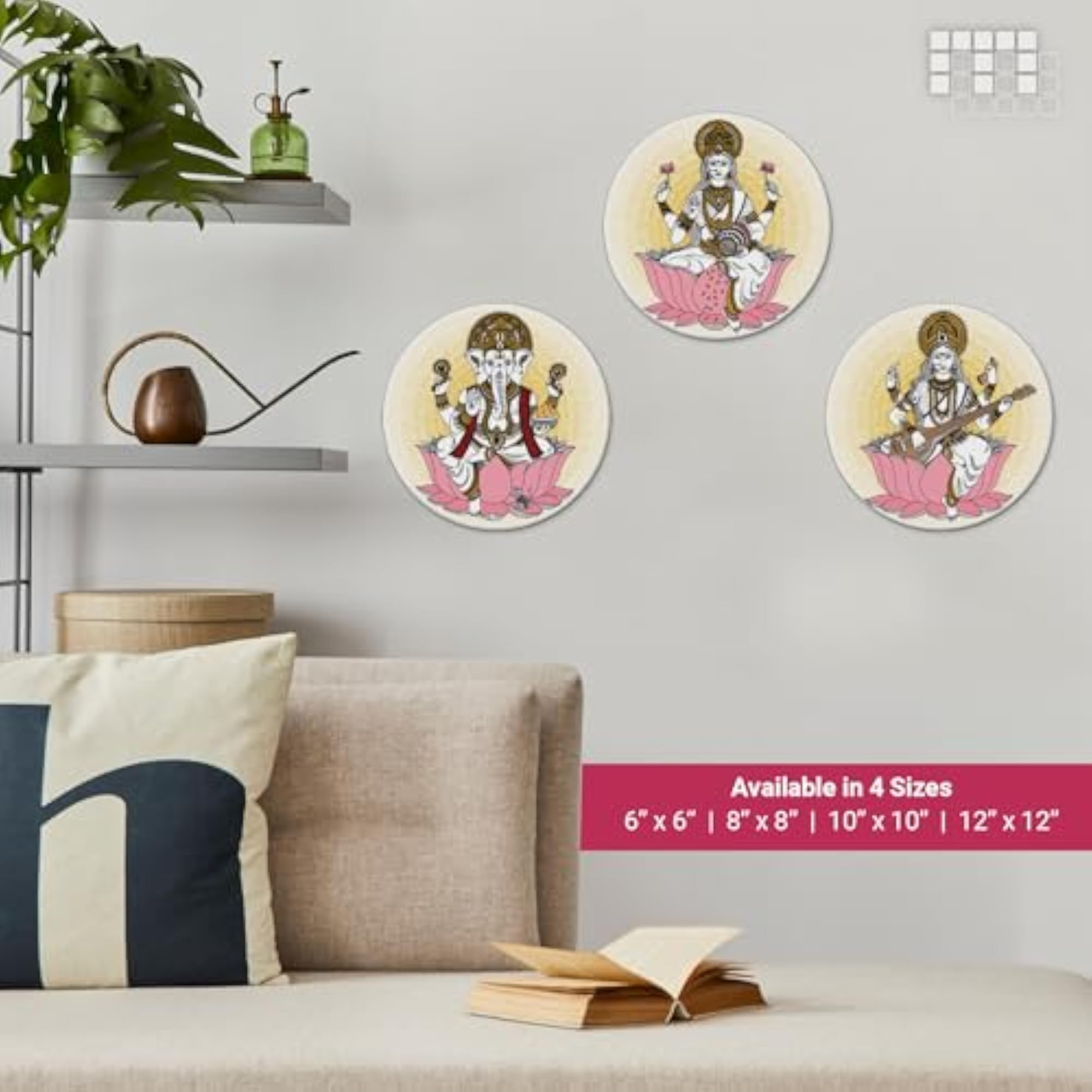 Peel and Stick Decor Plates for Modern Home Decor