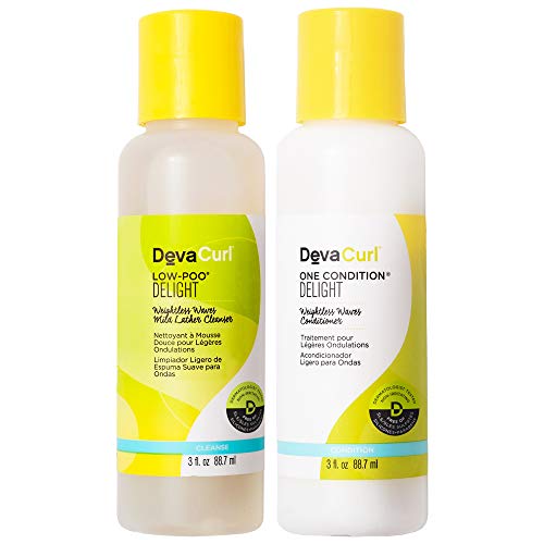 DevaCurl Low-Poo Delight 3oz + One Condition Delight 3oz Combo