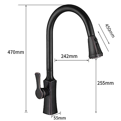 Grifo para fregadero de cocina extensible para limpiar y cocinar sin esfuerzo 3