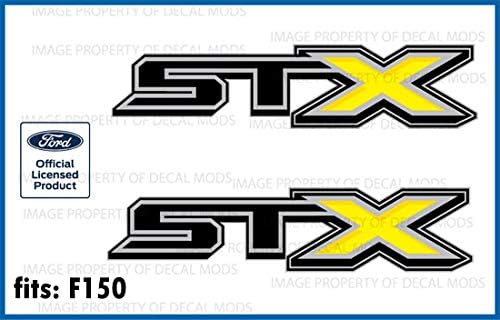 STX Decals Stickers for Ford F150 (2015-2020) (Set of 2) Officially Licensed (Yellow) - FY | FH2A7