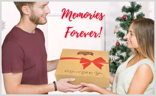 Gourmet Chocolate And Salted Nuts Large Gift Tray 6-Pt By It's Delish – Gift Box For New Year Events Fathers Mother Day Family Parties Birthday Valentines Day Anniversary Sympathy #TOP3