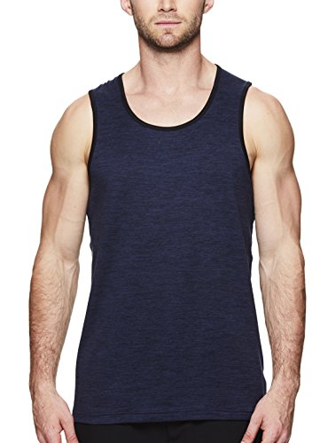 Gaiam Men's Everyday Basic Muscle Tank Top - Sleeveless Yoga & Workout Shirt