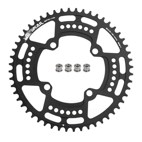 Plateau de vélo 52T noir pour transmission de bicyclette de route