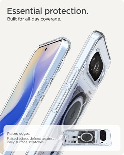 Image of Spigen Ultra Hybrid MagFit for Pixel 10 /Pro Case, Neo One | Anti-Yellowing Resin, Air Cushion Tech, Military-Grade Drop Protection, Raised Camera Protection, Compatible with MagSafe