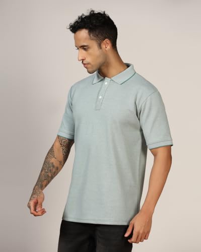 Image of Leriya Fashion T Shirt for Men || Men T-Shirt || Men Polo T-Shirt || Men Plain T-Shirt || V-Neck Collar Tshirt