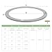Blanketown Trampoline Springs Cover Pad, 10ft 12ft 14ft 15ft 16ft Trampoline Replacement Safety Pad, Waterproof Trampoline Accessories Spring Cover for Round Frame