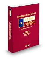 Anderson, Bartlett & East's Texas Uniform Commercial Code Annotated, 2010-2011 ed. (Texas Annotated Code Series) 0314996265 Book Cover