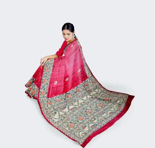 Generic tussar silk saree in tussar silk – image 7
