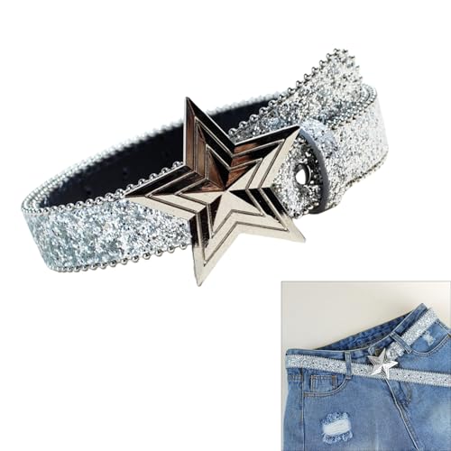 Glittering Sequined Belt BlingBling Bead Trim Waist Belt Fashion Pants Belt Casual Wear Western Waiststrap For Shorts2