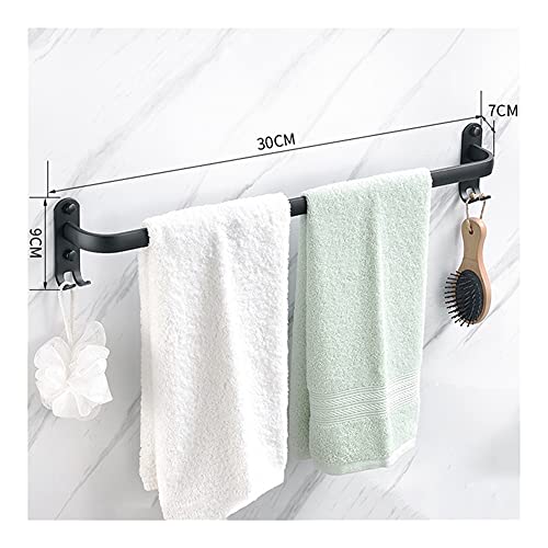 Porte-serviettes spatial mat de 50 cm pour optimiser les petites douches - 3