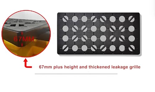 Bandeja modular para derrames de polietileno resistente para bidones y sótanos 4