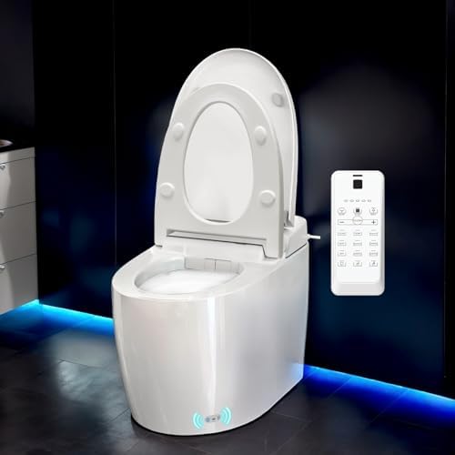 Bidê inteligente com assento de bidê embutido, vaso sanitário sem...