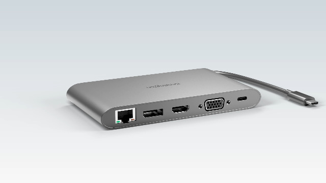 Kensington UH1440P USB-C 5Gbps Dual Video Driverless Mobile Dock 85w Pass Through Stroom Dphdmivga