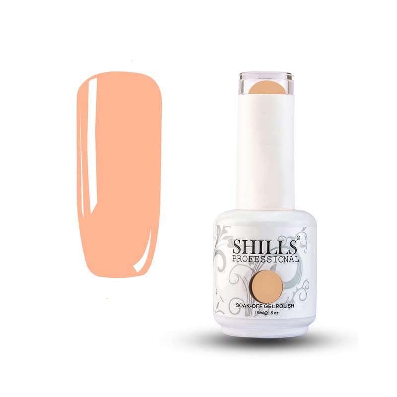 Image of Shills Professional Uv /Led Soak Off Gel Polish (Gel Nail Polish) Glossy Finish Nail Polish Color Shade 09, 15 Ml