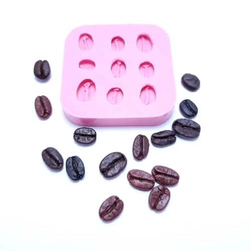 Coffee beans (Real size coffee beans) Silicone mold