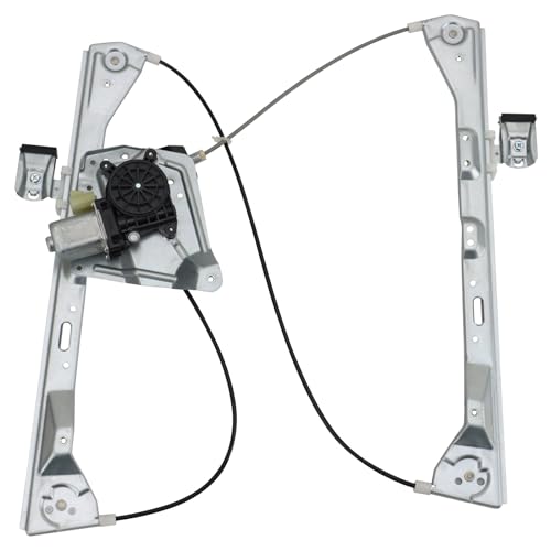 Image of TRQ Rear Right Power Window Regulator & Motor Assembly Passenger Side Compatible with 2002-2007 Buick Rendezvous 2001-2005 Pontiac Aztek