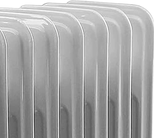 AMOS Oil Filled Radiator 5-Fin 1000W with Adjustable Thermostat Home Office Portable Electric Heater
