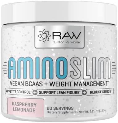 Amino Slim - Slimming BCAA Weight Loss Drink for Women, Vegan Amino Acids & L-Glutamine Powder for Post Workout Recovery & Fat Burning | Daily Appetite Suppressant, Metabolism Booster & Stress Relief