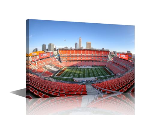 Toile murale football pour salon déco moderne de stade