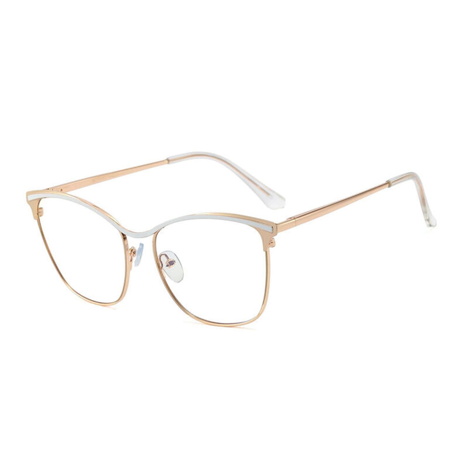 Occhiali da lettura per uomo e donna,Retrò Metallo Frame Occhiali Presbiopia Lettori per PC Tablet Smartphone per PC Tablet Smartphone