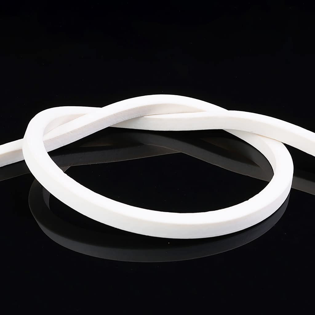 Silicone Foam Seal Strip, Tamaños Múltiples De La Tira del Sello Espuma Silicón for El Ajuste Junta Las Puertas Hardware(-12x12mm)